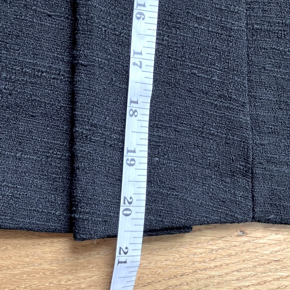 Miel A-line Pleated Mini Skirt Black Size 1 /US 0 - Picture 11 of 12